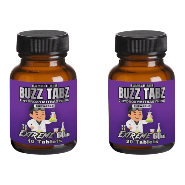 Bumble Bee Buzz Tabz Extreme 60mg - Kratom Hood