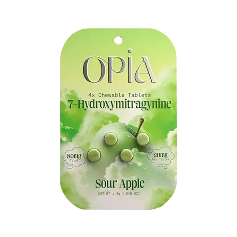 Opia 7 - Hydroxymitragynine Chewable Tablets 20MG (4 - Count) - Kratom Hood