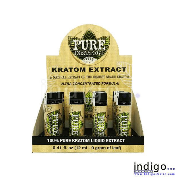 PURE Liquid Kratom Shots (12 pack) - Kratom Hood