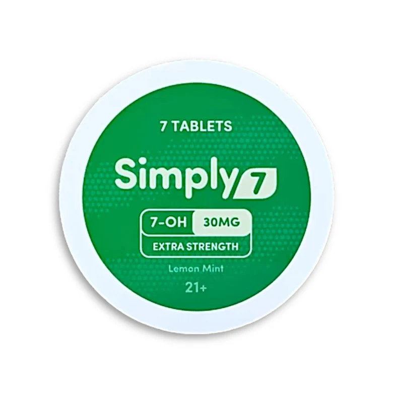 Simply7 7-OH Extra Strength Tablets 30MG - Lemon Mint - Image 2