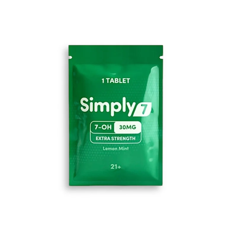 Simply7 7-OH Extra Strength Tablets 30MG - Lemon Mint - Image 3