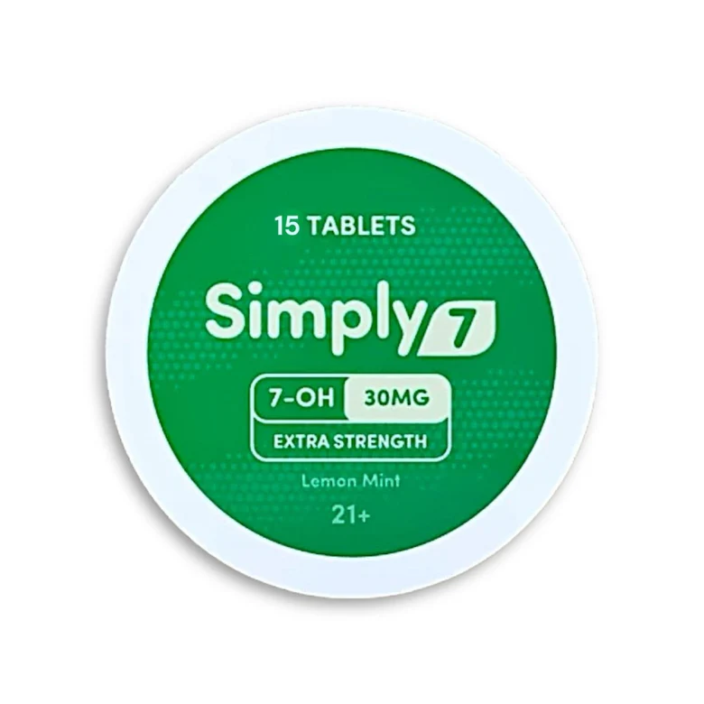 Simply7 7-OH Extra Strength Tablets 30MG - Lemon Mint - Image 4